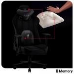 Scaun de gaming Diablo Chairs X-Player 2.0, King Size, Recliner, Suport Lombar / Cervical, Ergonomic, Ajustabil, Negru 10 - lerato.ro