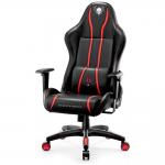 Scaun de gaming Diablo Chairs X-One 2.0, Normal Size, Recliner, Suport Lombar / Cervical, Ergonomic, Ajustabil, Negru / Rosu 3 - lerato.ro