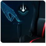 Scaun de gaming Diablo Chairs X-One 2.0, Normal Size, Recliner, Suport Lombar / Cervical, Ergonomic, Ajustabil, Negru / Rosu 13 - lerato.ro