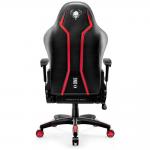 Scaun de gaming Diablo Chairs X-One 2.0, Normal Size, Recliner, Suport Lombar / Cervical, Ergonomic, Ajustabil, Negru / Rosu 4 - lerato.ro