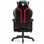 Scaun de gaming Diablo Chairs X-One 2.0, Normal Size, Recliner, Suport Lombar / Cervical, Ergonomic, Ajustabil, Negru / Rosu 6 - lerato.ro