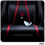 Scaun de gaming Diablo Chairs X-One 2.0, Normal Size, Recliner, Suport Lombar / Cervical, Ergonomic, Ajustabil, Negru / Rosu 8 - lerato.ro