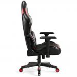 Scaun de gaming Diablo Chairs X-Ray, Normal Size, Recliner, Suport Lombar / Cervical, Ergonomic, Ajustabil, Negru / Rosu 4 - lerato.ro