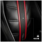 Scaun de gaming Diablo Chairs X-Ray, Normal Size, Recliner, Suport Lombar / Cervical, Ergonomic, Ajustabil, Negru / Rosu 5 - lerato.ro