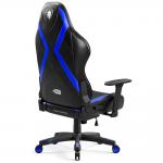 Scaun de gaming Diablo Chairs X-Horn 2.0, Normal Size, Recliner, Suport Lombar / Cervical, Ergonomic, Ajustabil, Negru / ALbastru 6 - lerato.ro