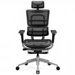 Scaun ergonomic Diablo Chairs V-Master , Recliner, Suport Lombar / Cervical, Ajustabil, Negru 2 - lerato.ro