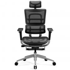 Scaun ergonomic Diablo Chairs V-Master , Recliner, Suport Lombar / Cervical, Ajustabil, Negru