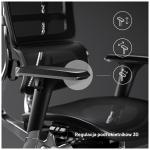 Scaun ergonomic Diablo Chairs V-Master , Recliner, Suport Lombar / Cervical, Ajustabil, Negru 12 - lerato.ro
