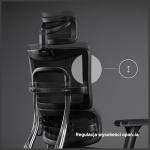 Scaun ergonomic Diablo Chairs V-Master , Recliner, Suport Lombar / Cervical, Ajustabil, Negru 10 - lerato.ro