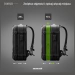 Rucsac pentru calatorii Tech-Protect Defender S50 compatibil cu laptopuri de pana la 17 inch, 51 × 31.4 × 17.7 cm, 60L, Waterproof, Negru 12 - lerato.ro