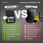 Rucsac pentru calatorii Tech-Protect Defender S50 compatibil cu laptopuri de pana la 17 inch, 51 × 31.4 × 17.7 cm, 60L, Waterproof, Negru 21 - lerato.ro