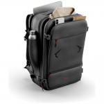 Rucsac pentru calatorii Tech-Protect Defender S50 compatibil cu laptopuri de pana la 17 inch, 51 × 31.4 × 17.7 cm, 60L, Waterproof, Negru 4 - lerato.ro