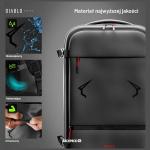 Rucsac pentru calatorii Tech-Protect Defender S50 compatibil cu laptopuri de pana la 17 inch, 51 × 31.4 × 17.7 cm, 60L, Waterproof, Negru 6 - lerato.ro
