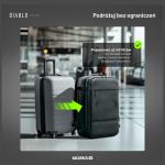 Rucsac pentru calatorii Tech-Protect Defender S50 compatibil cu laptopuri de pana la 17 inch, 51 × 31.4 × 17.7 cm, 60L, Waterproof, Negru 7 - lerato.ro