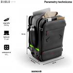 Rucsac pentru calatorii Tech-Protect Defender S50 compatibil cu laptopuri de pana la 17 inch, 51 × 31.4 × 17.7 cm, 60L, Waterproof, Negru 8 - lerato.ro
