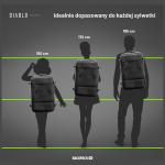Rucsac pentru calatorii Tech-Protect Defender S50 compatibil cu laptopuri de pana la 17 inch, 51 × 31.4 × 17.7 cm, 60L, Waterproof, Negru 10 - lerato.ro