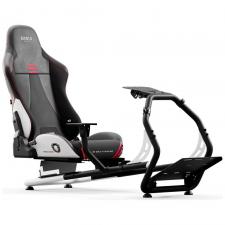 Scaun de gaming Diablo Chairs X-Drive pentru simulator curse, Sarcina maxima 100kg, 110 × 55 × 130 cm, Negru