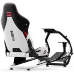 Scaun de gaming Diablo Chairs X-Drive pentru simulator curse, Sarcina maxima 100kg, 110 × 55 × 130 cm, Negru 4 - lerato.ro