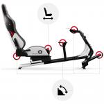 Scaun de gaming Diablo Chairs X-Drive pentru simulator curse, Sarcina maxima 100kg, 110 × 55 × 130 cm, Negru 6 - lerato.ro