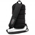 Rucsac Diablo Chairs Sling Bag, 3L, 11 buzunare, Port USB, 330 × 160 × 60 mm, Negru 3 - lerato.ro