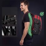 Rucsac Diablo Chairs Prime, 27L, Compatibil cu laptop de pana la 15.6 inch, Negru / Rosu 5 - lerato.ro
