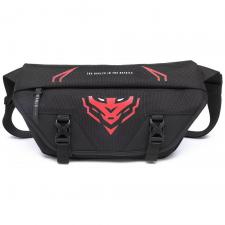 Gadgeturi, Borseta universala Diablo Chairs Bun Bag, Marime L, 4L, Polyester, Negru, lerato.ro