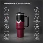 Termos Diablo Chairs Bloody, Mentine temperatura pana la 6h, Izolatie din otel inoxidabil, 1.2L, Rosu 7 - lerato.ro