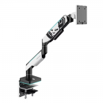 Suport pentru monitor Diablo X-Arm, 17-49 inch, Greutate maxima 20 kg, Iluminare RGB, Negru / Alb 2 - lerato.ro