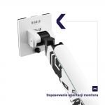 Suport pentru monitor Diablo X-Arm, 17-49 inch, Greutate maxima 20 kg, Iluminare RGB, Negru / Alb 6 - lerato.ro