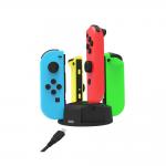 Statie de incarcare Dobe Round pentru controllere Joy-Con Nintendo Switch, USB-C, Negru 6 - lerato.ro