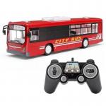 Autobuz de calatori Double Eagle 1:20, cu telecomanda, Rosu 4 - lerato.ro