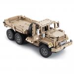 Camionul militar Double Eagle, cu telecomanda, set de constructie CaDa, 545 bucati, Crem 4 - lerato.ro