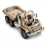 Camionul militar Double Eagle, cu telecomanda, set de constructie CaDa, 545 bucati, Crem 7 - lerato.ro