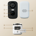 Camera de supraveghere Dreame Navo Care SE 1 Outcam, Exterior, 4MP, 2.5K, Detectare miscare, Night Mode, 5200mAh, IP65, WiFi, Panou solar 2W, Alb 19 - lerato.ro