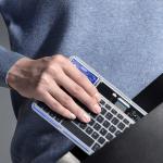 Tastatura wireless Dux Ducis CK, Wireless, Bluetooth, USB-C, 500mAh, Autonomie 80h, Transparent 12 - lerato.ro