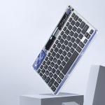 Tastatura wireless Dux Ducis CK, Wireless, Bluetooth, USB-C, 500mAh, Autonomie 80h, Transparent 4 - lerato.ro