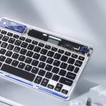 Tastatura wireless Dux Ducis CK, Wireless, Bluetooth, USB-C, 500mAh, Autonomie 80h, Transparent 5 - lerato.ro