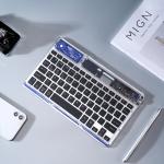 Tastatura wireless Dux Ducis CK, Wireless, Bluetooth, USB-C, 500mAh, Autonomie 80h, Transparent 6 - lerato.ro