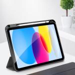 Husa Dux Ducis Domo compatibila cu iPad 10.9 inch 2022, Negru 14 - lerato.ro