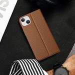 Carcasa flip cover Dux Ducis Skin X2 compatibila cu iPhone 14 Plus, Maro 5 - lerato.ro