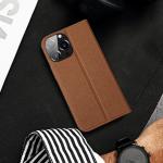 Carcasa flip cover Dux Ducis Skin X2 compatibila cu iPhone 14 Pro Max, Maro 8 - lerato.ro