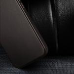 Carcasa Dux Ducis Naples Leather Cover cu MagSafe compatibila cu iPhone 14 Plus, Dark Brown 7 - lerato.ro