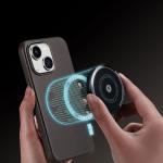 Carcasa Dux Ducis Naples Leather Cover cu MagSafe compatibila cu iPhone 14 Plus, Dark Brown 10 - lerato.ro