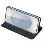 Carcasa flip cover cu card slot Dux Ducis Skin Pro compatibila cu Samsung Galaxy S26, Negru 6 - lerato.ro