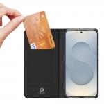 Carcasa flip cover cu card slot Dux Ducis Skin Pro compatibila cu Samsung Galaxy S26 Plus, Negru 3 - lerato.ro