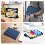 Husa flip cover Dux Ducis Domo compatibila cu iPad 10.9 inch 2022 / 11 inch 2025, Albastru 10 - lerato.ro