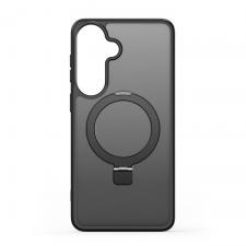 Huse si carcase Samsung Galaxy S26, Husa Dux Ducis Yind cu MagSafe si Stand compatibila cu Samsung Galaxy S26, Negru, lerato.ro