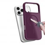Husa Dux Ducis Yind cu MagSafe compatibila cu iPhone 18 Pro / 17 Pro, Burgundy 8 - lerato.ro