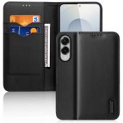 Husa DuxDucis HIVO Leather compatibila cu Samsung Galaxy S25 Edge Black