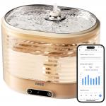 Fantana de apa ENABOT pentru animale de companie, Capacitate 2L, 5000mAh, Bej 8 - lerato.ro